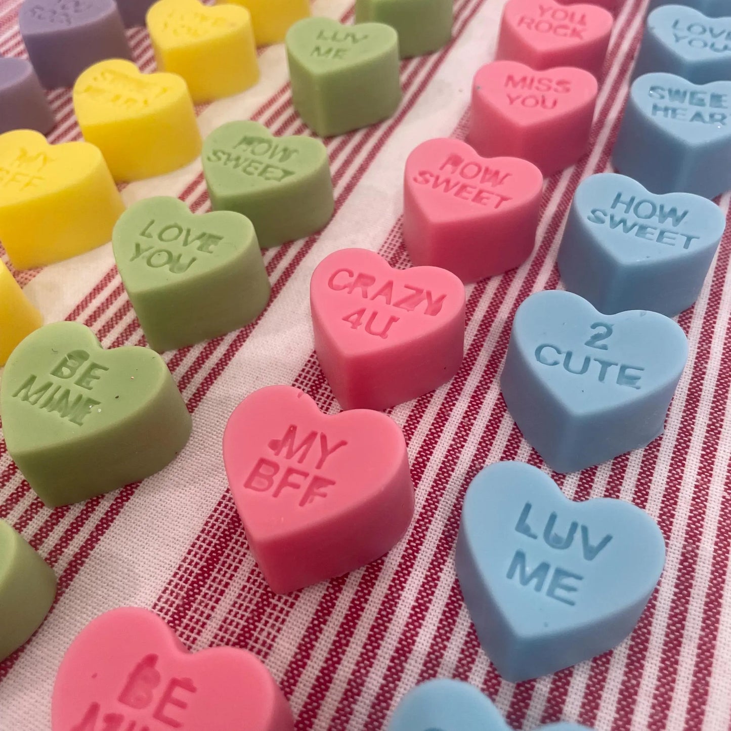 Valentine Wax Melts, Heart Shaped