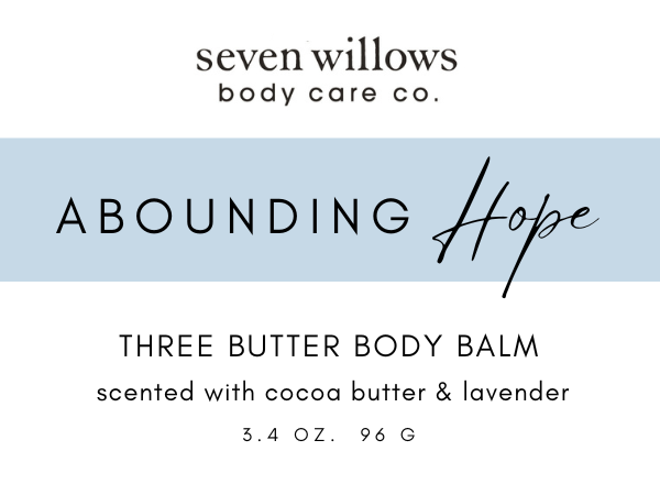 Three Butter Body Balm / Abounding Hope