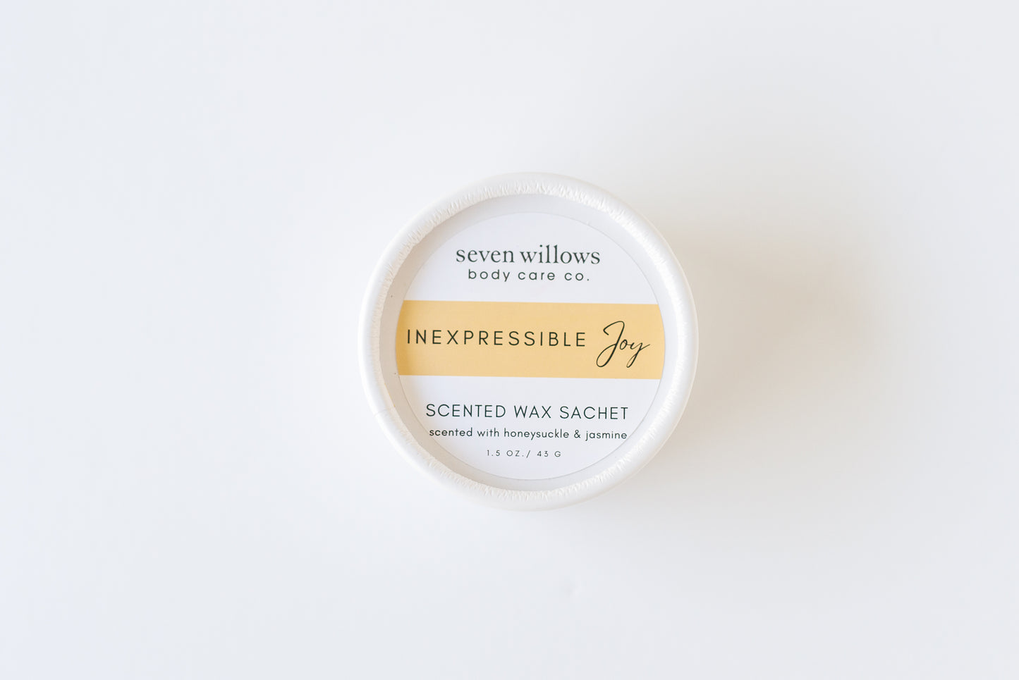 Soy Wax Sachet with Jasmine / Inexpressible Joy