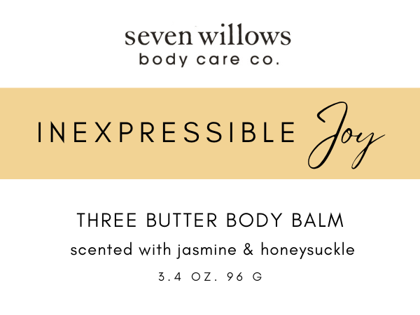 Three Butter Body Balm / Inexpressible Joy