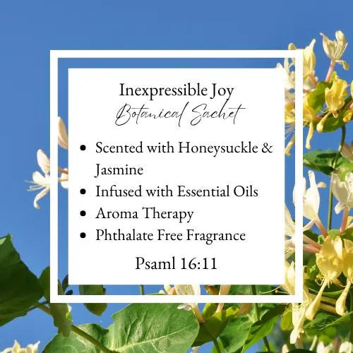 Soy Wax Sachet with Jasmine / Inexpressible Joy